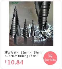 A set of 3 drilling tools for removing car oil filters, including various sizes of drill bits.