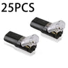25 pieces of black non-soldering LED connectors for quick assembly