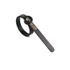 A black precision ring sizer with a magnifying component and adjustable ring.