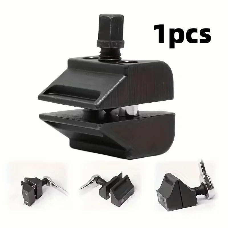 A set of heavy-duty ball joint disassembly tools, including a main tool and separate components.