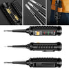A set of professional AC voltage detection pens and a yellow-cased tool are shown.
