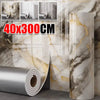 Autocollant mural effet marbre à décoller, tons beige et gris, sur fond marbré