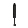 A black precision diamond setting tool with a threaded shaft and a diamond tip.