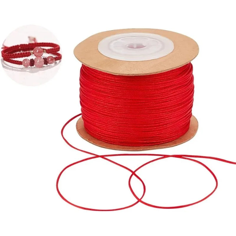 Spule roder Nylonfadenkordel für Schmuck und Basteln mit kleiner Rolle sichtbar