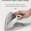 A hand is holding a white right-angle sanding pad holder designed to solve the problem of grinding Yin angle line.