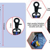 Adjustable electrical tape holder with swivel trigger snap hooks for easy use and durable nylon webbing fabric