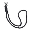 Schwarzes Paracord-Lanyard und Schlüsselanhänger für den täglichen Gebrauch