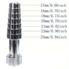 A professional ring stretcher and expander tool with various sizes ranging from 17mm to 24mm.