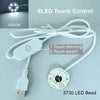 Cuenta con una perla LED blanca 5730 con interruptor de control táctil y cable, usada para control táctil de 6 LED.