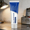 A tube of Wall Repair Paste for drywall damage, showing various repair options like nail hole and crack repair.