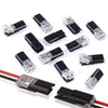 Various non-soldering LED connectors and wiring terminals for quick assembly