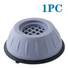 One silicone feet pad for appliances with a textured, dome-shaped design.