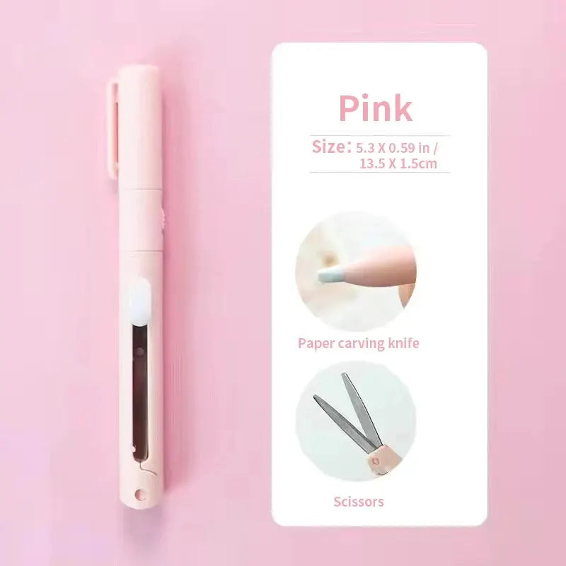 Mini Portable Crafting Scissors and Knife Set