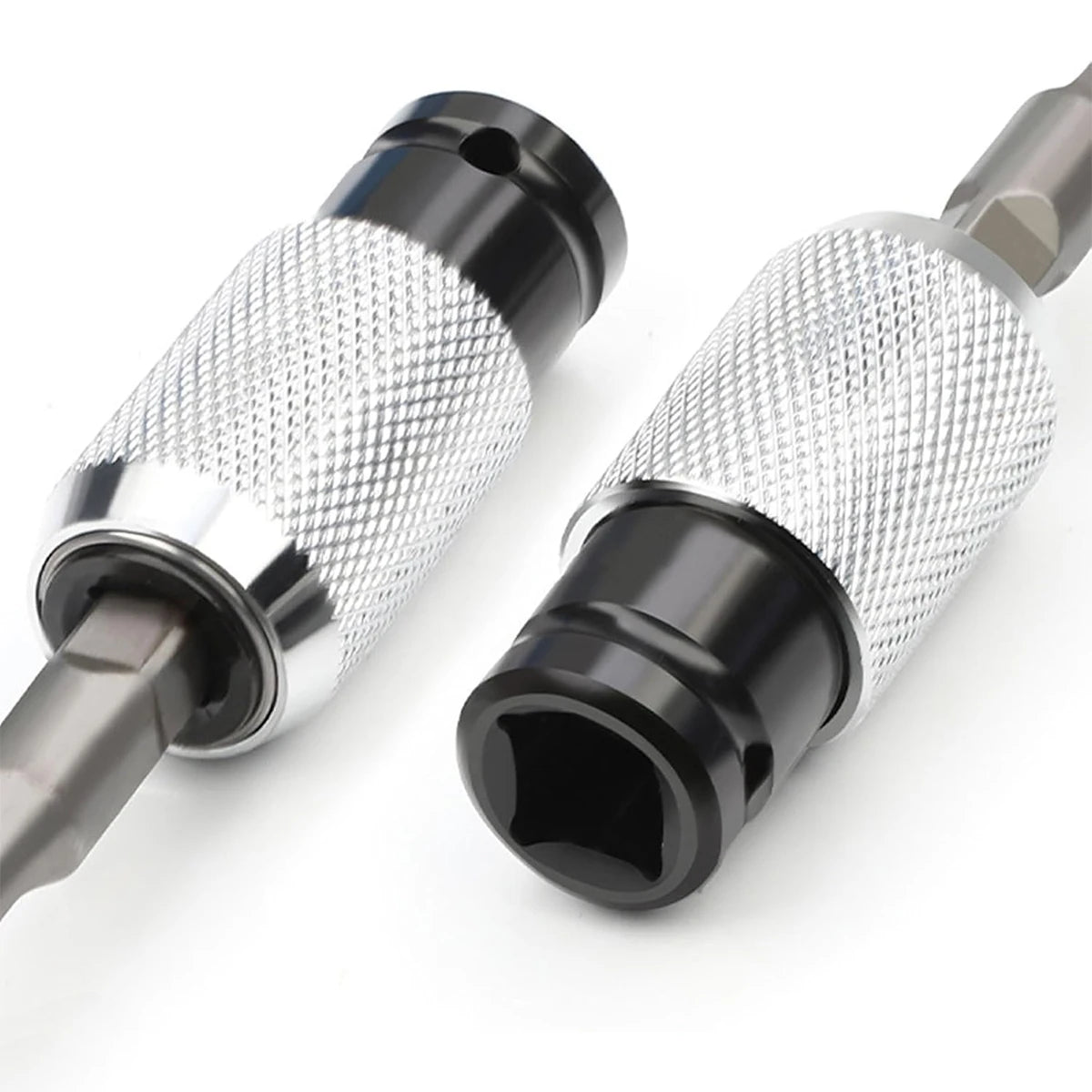 Outil universel perceuse à marteau adaptateur argent et noir