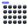 A set of 20 pieces of universal gate and garage door opener receiver kits.
