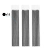 A set of 18 precision carpenter pencils with refills displayed in clear plastic packaging.