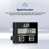 Compteur de régime moteur numérique noir affichant 00 tr/min avec des boutons RST et MODE.