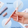 Mini Portable Crafting Scissors and Knife Set
