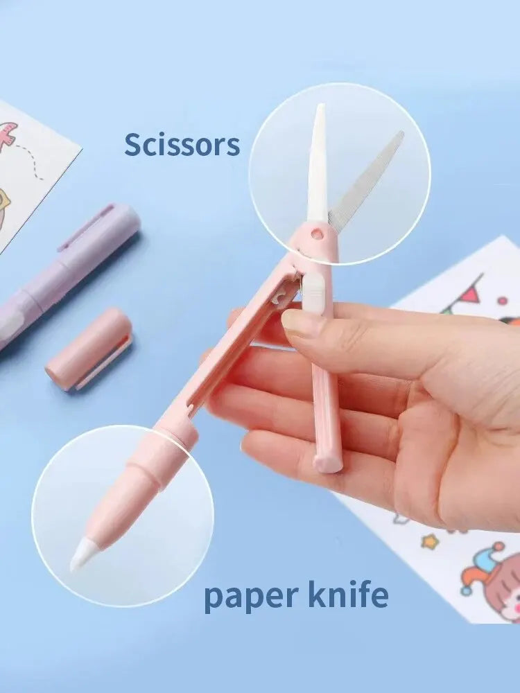 Mini Portable Crafting Scissors and Knife Set