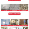 Wall stickers for various surfaces including wet tide, pothole wall, bumpy wall, paint the walls, tile wall, smooth wall, cab