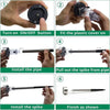 Step-by-step instructions showing how to assemble and install a solar powered outdoor pathway light.