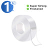 Roll of extra strong thickened double-sided nano tape with a clear adhesive backing