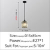 Modernes Kristall-LED-Kronleuchter mit einem Durchmesser von 15 cm und einer Höhe von 85 cm