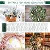 Durable chicken wire mesh used for gardening and crafts, shown in various applications.