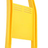 Herramienta transportadora de paneles y tablas resistente amarilla con agarre negro.