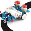Blonde elektronische Platine für Smart-Car- oder Line-Follower-Projekt mit Motoren und Sensoren