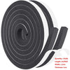 Rolls of black self-adhesive foam weather stripping tape with 1.5cm width and 1cm thickness