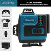 Makita 16 line auto level device with accessories and battery