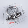 Heavy-duty stainless steel buckle pulley with various dimensions and mounting options