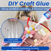 DIY Craft Glue comes with a precision distributor and is used for clear invisible bonding.