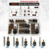 A set of 10 pieces of rivet nuts including M3, M4, M5, M6, and M8 sizes for metalworking.