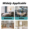 A collection of images showing the automatic self-closing door hinge suitable for various scenarios like bedroom, office, kit