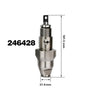 A silver airless spraying machine filter pump rod accessory with dimensions 181.5 mm and 31.4 mm.