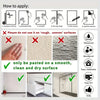 Instructions for applying retro wood grain self-adhesive wall stickers on smooth surfaces.