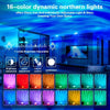 A display of 16-color dynamic northern lights featuring adjustable brightness and scintillation effects.