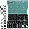 A kit of 1020 pieces of various size O-rings and seals for repair and sealing applications.