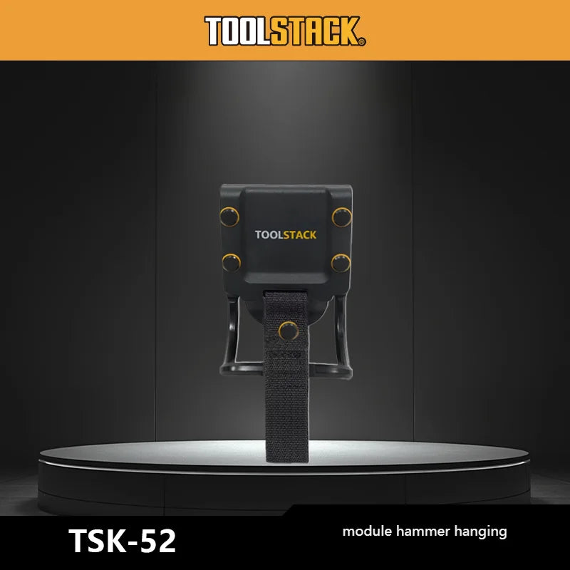 حامل مطرقة وحدة TSK-52 سوداء معلقة على خلفية داكنة