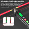 Digital non-contact voltage tester pen detecting live wires and neutral wires with green and red lights