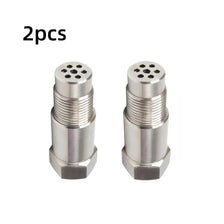 Deux adaptateurs de raccords pour tuyaux d'échappement de voiture en titane M18*1.5.