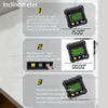 Instructions for using an inclinometer to measure angles relative to a horizontal or surface plane.