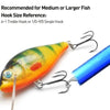 A yellow and orange fish is shown next to a portable aluminum T-hook remover tool.
