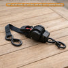 Black ABS plastic body tool with swivel hooks used for cargo securing