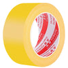 Roll of industrial grade multi-color cloth adhesive tape in yellow and red.