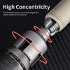 Close-up of a threaded opener tool for electric drill pipe, showing precision alignment and connection.