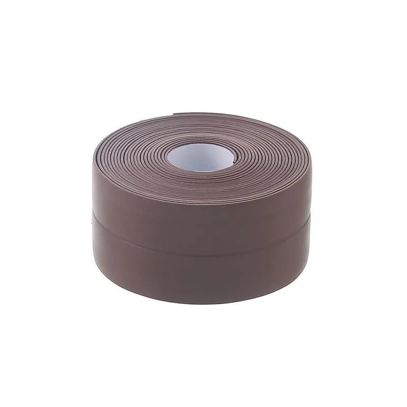 Rollo de cinta selladora autoadhesiva impermeable marrón para plomería