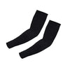 A pair of black Level 5 cut-resistant arm sleeves displayed against a white background.